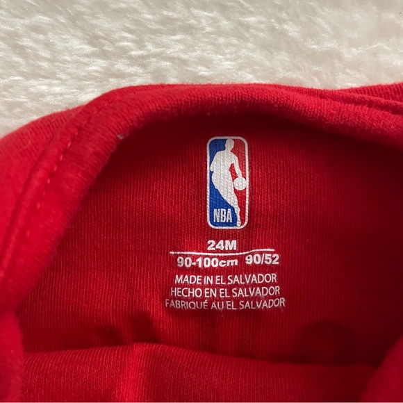 NBA Trae Young Atlanta Hawks Red Bodysuit Onesie - Picture 6 of 6